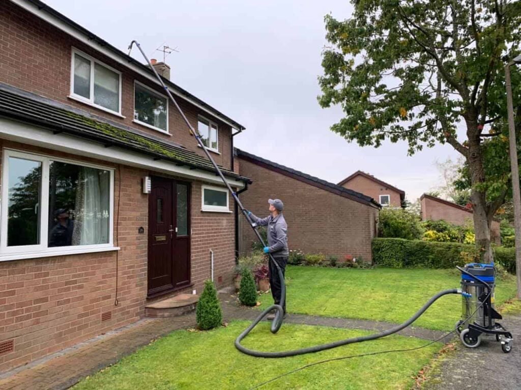 Professional Gutter Clean in Northwich of a 3 bedroom private home